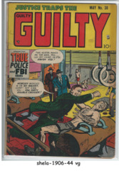 Justice Traps the Guilty #38 © May 1952, Prize Publication